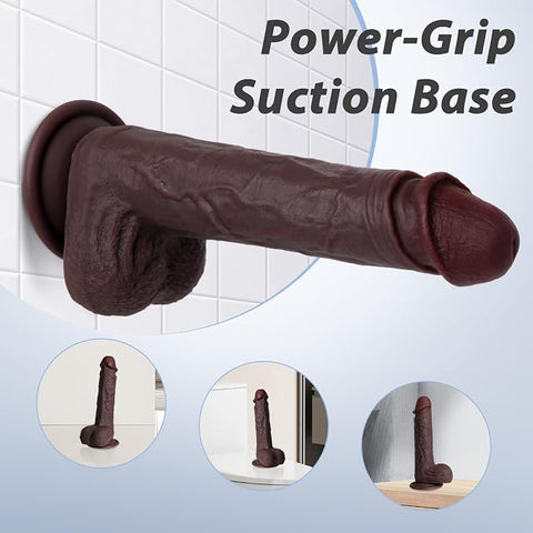 Liquid Silicone Dildo with Strong Suction Cup