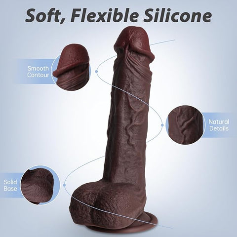Liquid Silicone Dildo with Strong Suction Cup