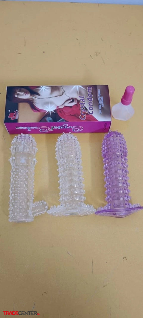 Thick Silicone condom With Oil – Washable